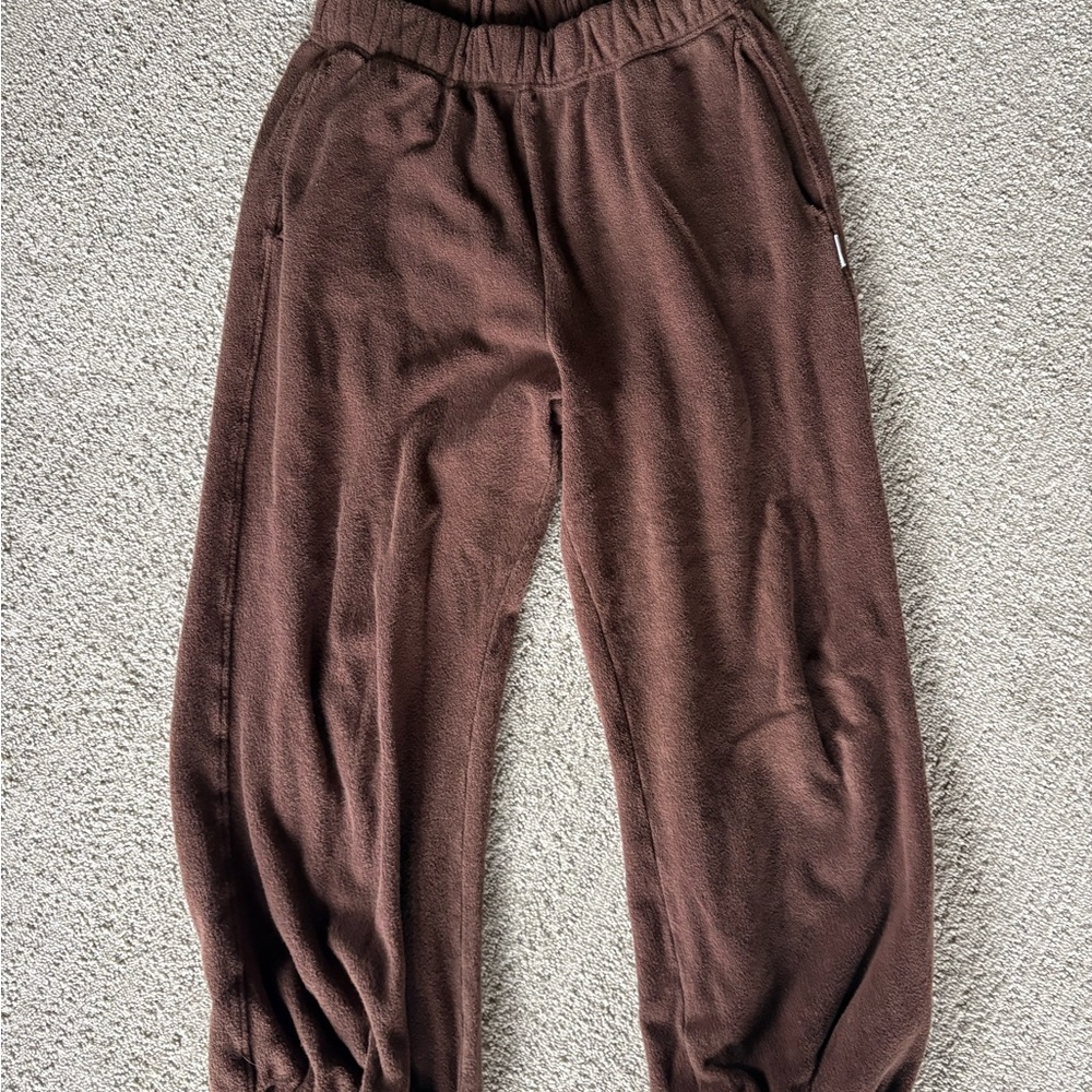Le Bon shoppe cotton terry balloon pants size L